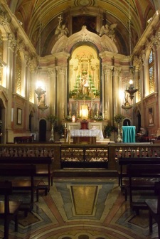 Inside Saint Antonio Church